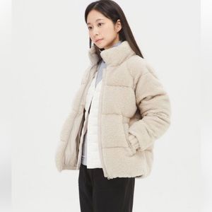 White polyester jacket never used with tags  -size small